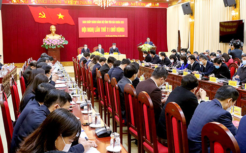 Khai mạc Hội nghị Ban Chấp hành Đảng bộ tỉnh Yên Bái lần thứ 11 (mở rộng)