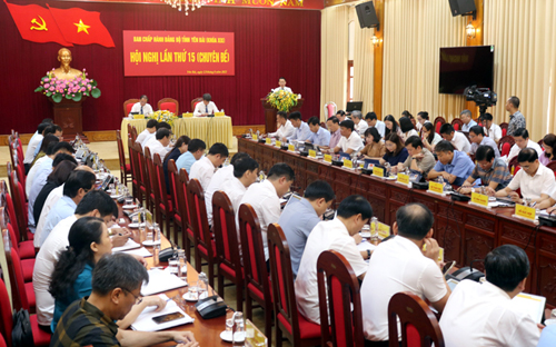 Khai mạc Hội nghị Ban Chấp hành Đảng bộ tỉnh Yên Bái lần thứ 15 (chuyên đề)