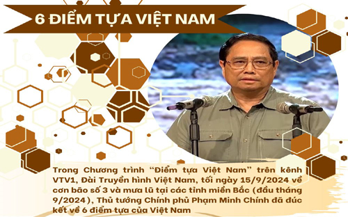 6 điểm tựa Việt Nam